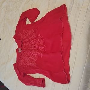 Johnny Was Embroidered Tunic Like New